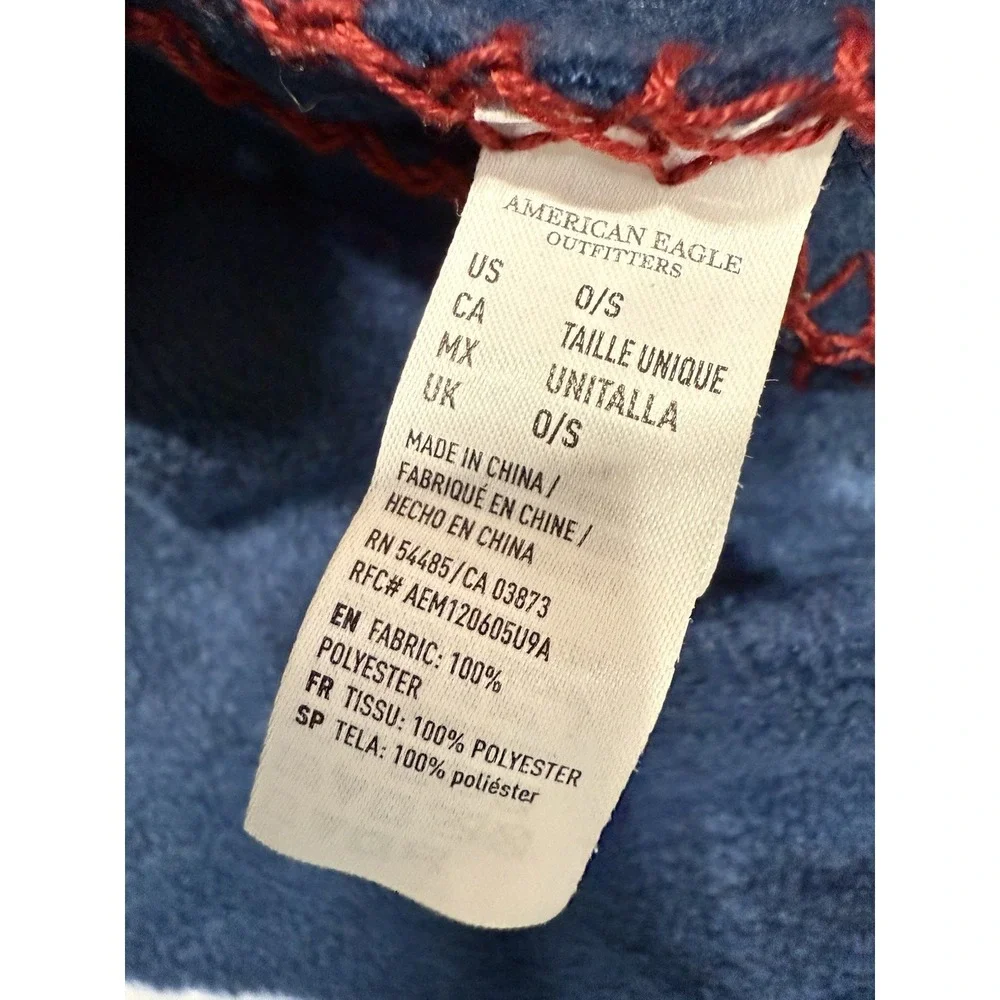 American Eagle Outfitters Logo Fleece Throw Blanket 50